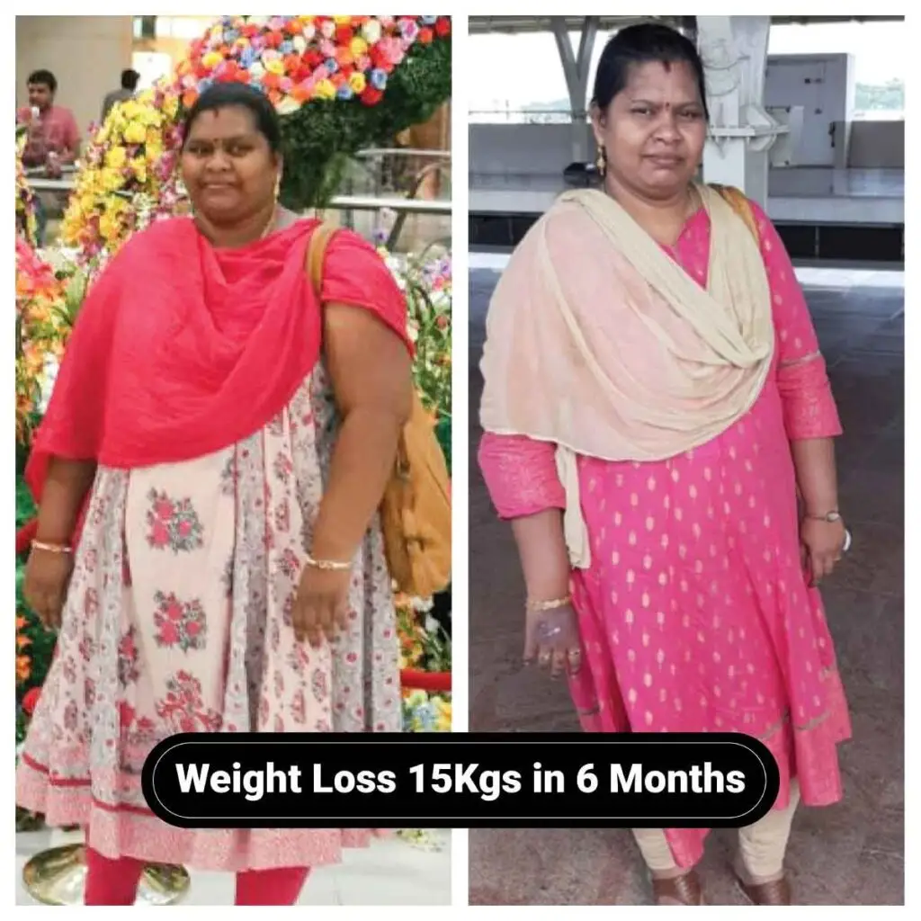 Weight Loss 15 kgs