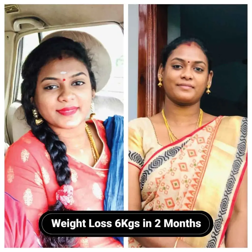 Weight loss 8kgs